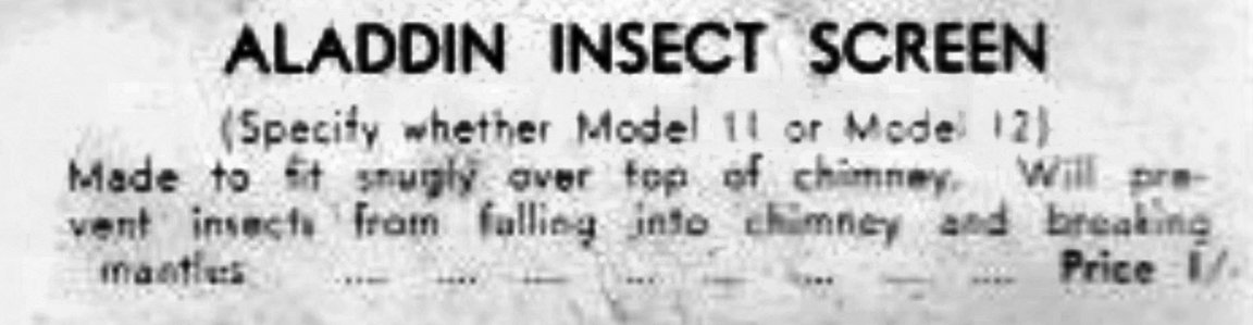 Add for Australian insect screen