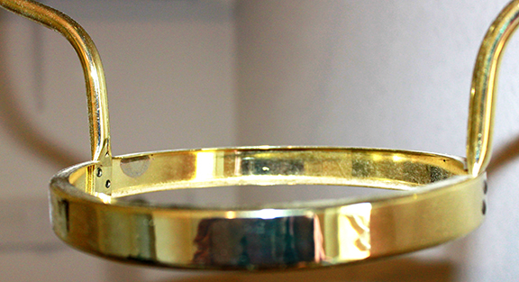 Aladdin Model 23 bottom shade ring