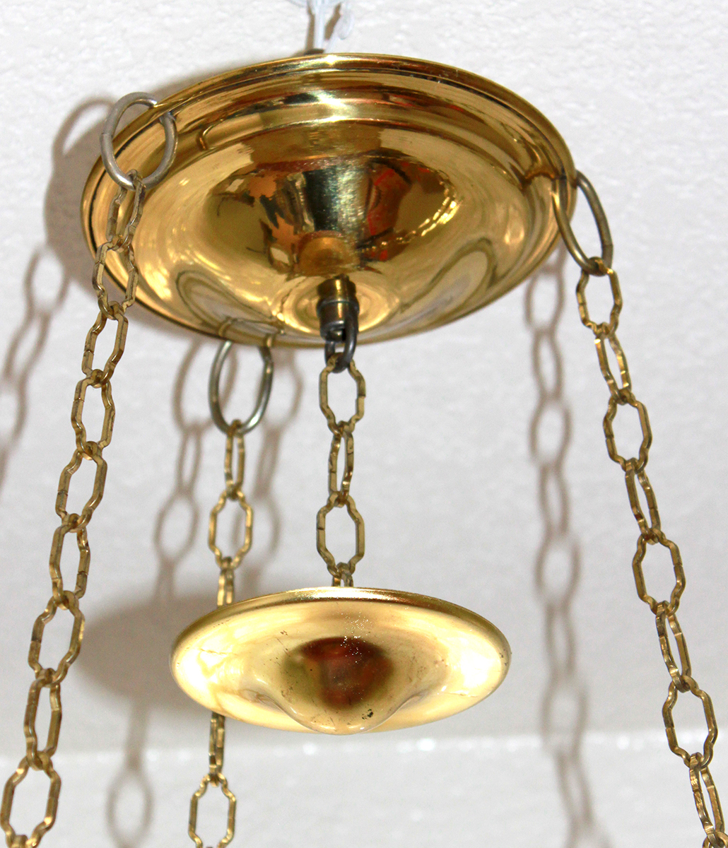 Aladdin model 23 hanging lamp canopy