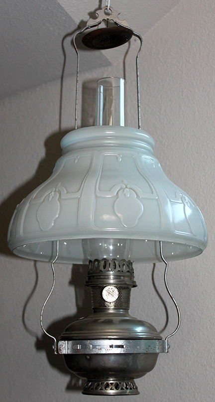 Aladdin model 9 hanging lamp