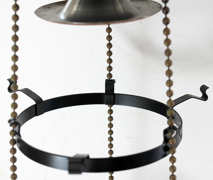 Aladdin model B bead hanger shade ring