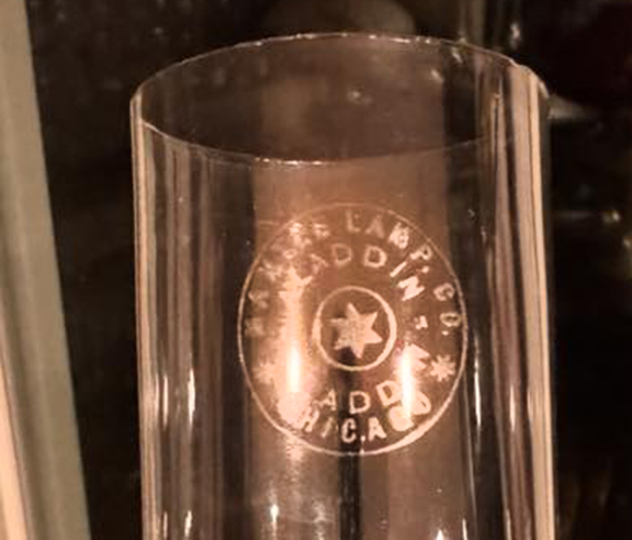 Aladdin chimney with star logo