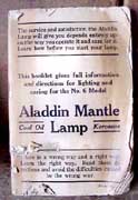 ALADDIN LAMP MANUAL