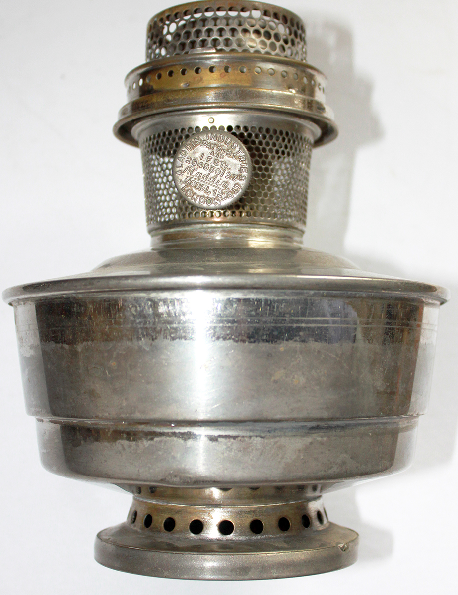 English made Aladdin model 12 font lamp