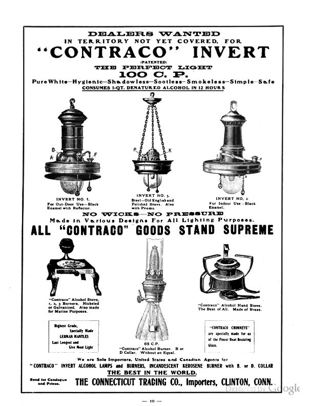 CONTRACO 1909 ad