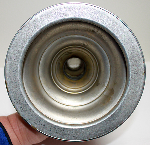 Bottom of B&H mantle lamp base