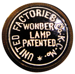Wonder lamp wick adjustment knob