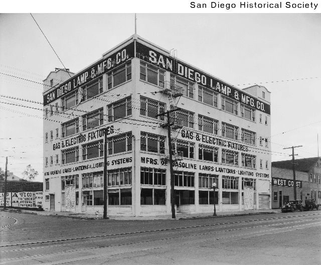 San Diego lamp Company Building
